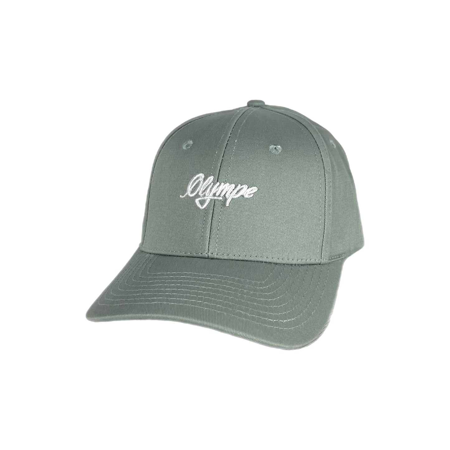 CASQUETTE EN COTON | VERT DE GRIS - Olympe-sportswear