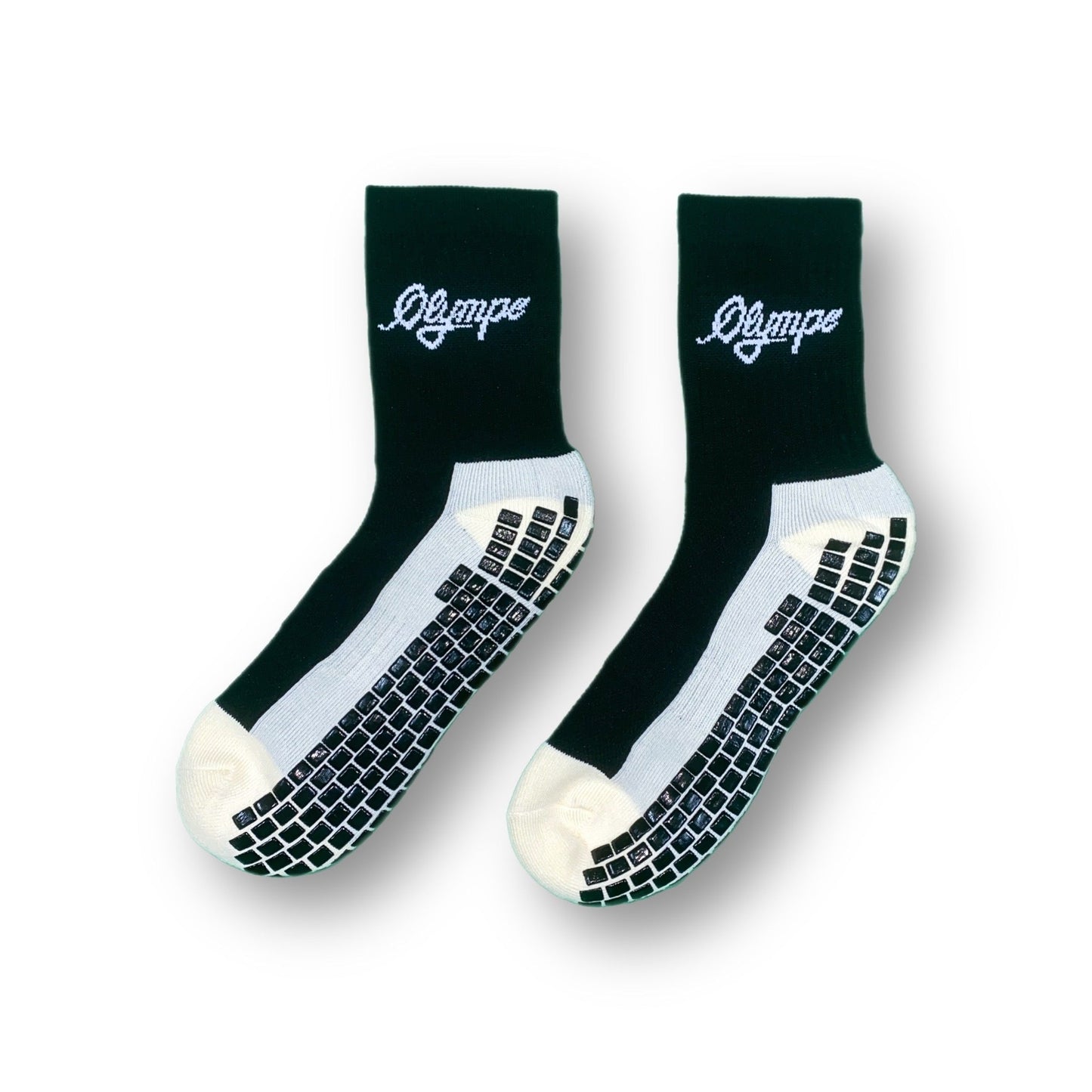 TRAINING CHAUSSETTES GRIPPANTES | BLANCHES - Olympe-sportswear